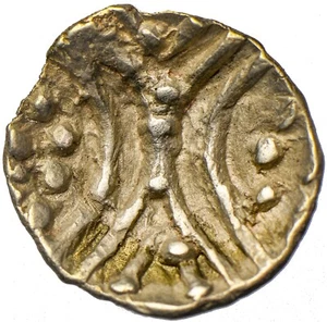 Kelten, Boier GOLD Achtelstater vom Typ Iwno, Ende des 1. Jhdt. v. Chr. ORIGINAL - Bild 1 von 2