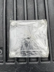 New Old Stock 6 x 6 x 1" quadratischer klarer Acryl Lampenfuß mit Mittelloch & Beinen - Bild 1 von 8