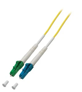 Câble fibre optique ProfiPatch fibre optique Simplex LC/APC-LC monomode 9/125μ OS2 LSZH 0,5m- - Photo 1/7