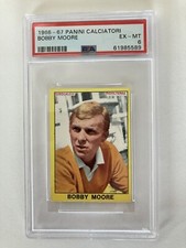 Panini Calciatori Sammelbild, Bobby Moore, 1966-67, PSA 6