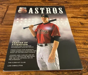 July 2007 Houston Astros Game Day Program Stadium Only Hunter Pence ROOKIE - Picture 1 of 3