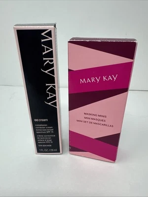 Mary Kay CC Complexion Corrector Cream Sunscreen SPF 15 Deep 05/26 NIB + Masks - Image 1 of 4