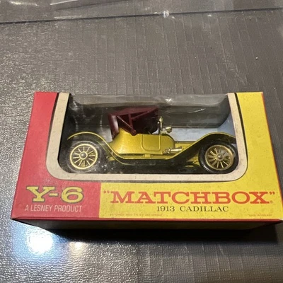Original Vintage Matchbox Models of Yesteryear Y-6 1913 Cadillac F1 Box - Image 1 of 4