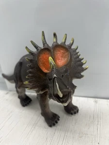 Styracosaurus Rubber Toy Dinosaur Figure Toy Major Trading Co 2013 - Bild 1 von 6