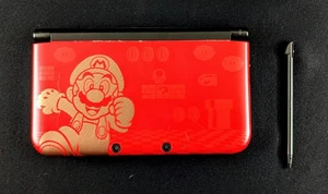 Nintendo 3DS XL New Super Mario Bros. 2 Gold Edition Console Only TESTED - Picture 1 of 15