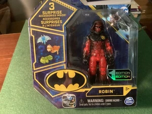 Dc Robin 4” Action Figure,translucent By Spin Master,sealed - Picture 1 of 3
