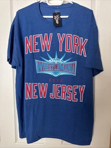 Wrestlemania 35 Shirt Size XL 2019 Red White Blue WWE In Attendance Shirt - Picture 1 of 8