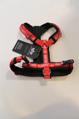 Alpha Industries 116925 Dog RBF Harness 03 black Hund schwarz
