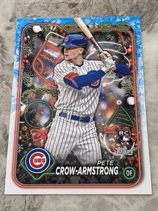 2024 Topps Holiday Baseball Pete Crow-Armstrong No. H136 Chicago Cubs - Picture 1 of 2