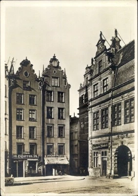 Ak Gdańsk Danzig, Langemarkt, Grünes Tor - 4669095 - Bild 1 von 2