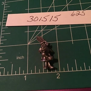 Vintage Sterling Silver 925 Walt Disney Minnie Mouse Charm - Picture 1 of 11