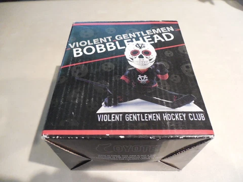 Violent Gentlemen Hockey Club Bobblehead Ontario Reign Dia De Los Muertos 2018 Cover