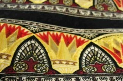 Para hombres Corbata de Vestido de Diseñador Poliéster Corbata Hecho en EE. UU. Negro Dorado Rojo Foto 1 de 4