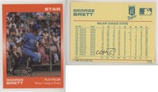 1988 Star Platinum George Brett #133 HOF