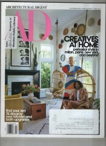 Architectural Digest Mag Emmy Raver-Lampman & Zen April 2021 012722nonr