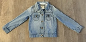 OshKosh Girl’s Size 6X Light Wash Blue Casual 100% Cotton   Denim Jacket - Picture 1 of 9