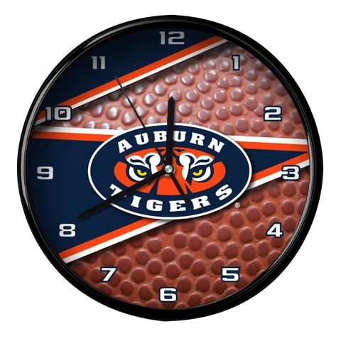 Auburn Tigers 12'' Football Clock Cover