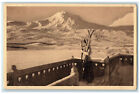 1913 Blick auf Bergensbanen vom Finse Hotel Norwegen antik postkarte