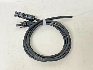 MC4 Solarpanel Stecker Zopf, Stecker Buchse Set mit 3 Fuß PV-Kabel Kabel, 12ga - Bild 1 von 4