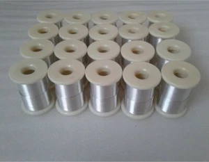High purity 99.995% indium wire 0.5mm/0.8mm/1mm/1.2mm/1.5mm/2mm/2.5mm/3mm/4mmx1m - Picture 1 of 2