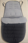 New Cosytoes Cosy Toes Footmuff Black & Gray Foot Muff Stroller Toddler Baby