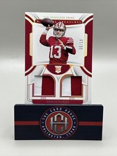 2023 National Treasures Collegiate Brock Purdy Rookie RC Dual Patch /10 49ers DB
