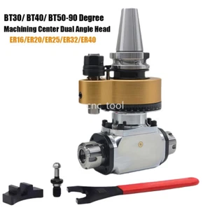 Centro de mecanizado BT30/BT40/BT50 90° cabezal angular doble cabezal ángulo fresado acero - Imagen 1 de 9