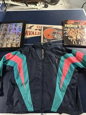 Винтажный 80-х 90-х ADIDAS Серебряный ярлык цвет блока ветровка куртка мужская XL - Изображение 1 из 4