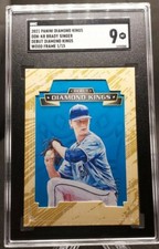 2021 Panini Diamond Kings Brady Singer Wood Frame Card#DDK-KR #01/15 SGC 9 MT