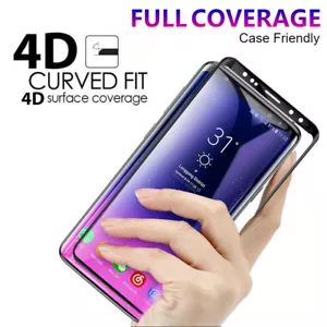 Tempered Glass Full Cover Screen Protector For Galaxy S6 S7 edge S6 edge Plus - Picture 1 of 15