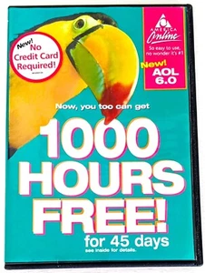 RARE "Keel Toucan" America Online Collectible / Install Disc Vintage AOL CD v6.0 - Bild 1 von 5