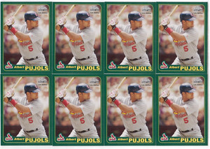 (8) Albert Pujols 2006 TOPPS BASEBALL ROOKIE OF THE WEEK CARD LOT #6 CARDINALS