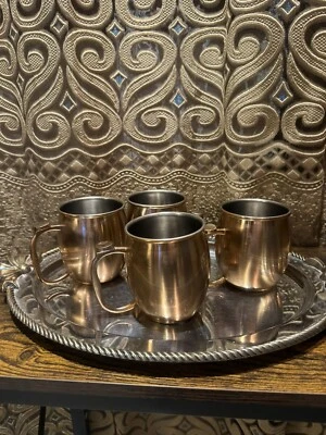 Member Mark 20oz Stainless Steel Moscow Mule Mug Set Of 4 - Image 1 of 2