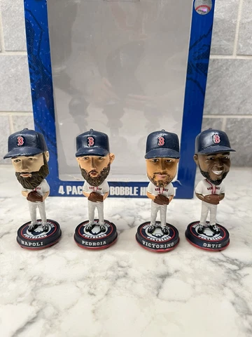 Boston Red Sox 2013 Fear The Beard Set of 4 Mini Bobblehead Set David Ortiz Cover