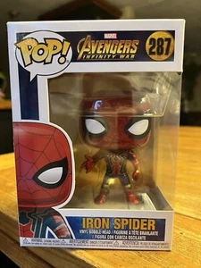 Funko Pop! Marvel Avengers Infinity War Iron Spider Figurine #287 - Picture 1 of 6