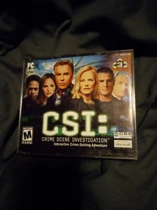 CSI:Crime Scene Investigation Crime-Solving Adventure (PC CD-ROM, 2003, 3 CDs) - Photo 1/3