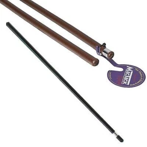 Mactack Show Showing Cane C2 Hide Covered in Black or Brown Leather 20" or 24" - Picture 1 of 5