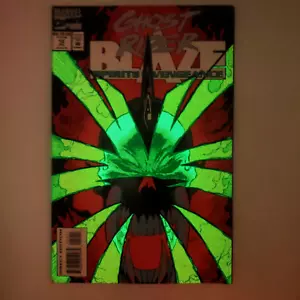 Marvel Comics ""Ghost Rider/Blaze: Spirits Of Vengeance"" #12 Glow In The Dark - Foto 1 di 5