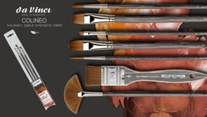 Da Vinci COLINEO "VEGANER" Öl und Acrylpinsel, verschiedenen Größen u. Formen - Picture 1 of 37