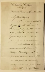 1876 F.A.P. BARNARD TRANSIT DER VENUS BRIEF AN HILGARD COLUMBIA US KÜSTENUMFRAGE - Bild 1 von 4
