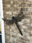 Large 23” Over-Sized Metal Dragonfly Wall Art Display Garden Yard Tree
