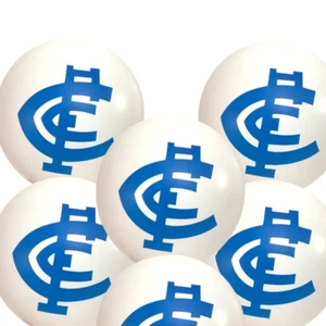 Carlton Blues Navy Blues Official AFL Packet 25 Balloons Double Sided Print - Picture 1 of 1