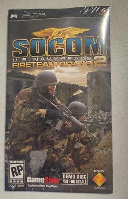 Socom U.S. Navy Seals Fireteam Bravo 2 DEMO DISC(Sony PSP, 2006) - Image 1 of 2
