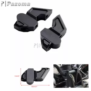 Handlebar Risers Clamps Kit For Harley Davidson Sportster S RH1250S '21-24 Black - Picture 1 of 6