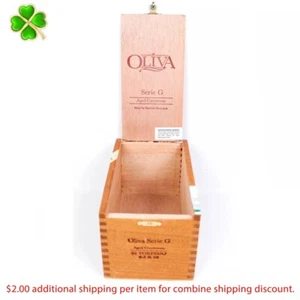 Oliva Torpedo Serie G Aged Cameroon Empty Wood Cigar Box 7.25" x 4.25" x 4" - Bild 1 von 11