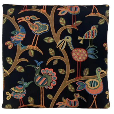 Cojín de suelo interior Jacquard Crazy Ol' Bird pesado 90 cm x 90 cm Foto 1 de 4