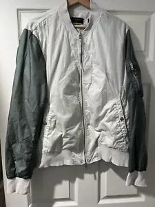 Rag and Bone Men Multicolored Windbreaker Green White Size Large - Picture 1 of 14