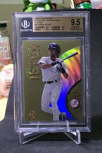 1999 Skybox E-X Century Essential Credentials Future #9 Derek Jeter /112 BGS 9.5
