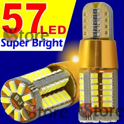 2pz Lampade Led T10 Canbus Gold Style 57 SMD3014 Luci BIANCO Posizione 12V White - Immagine 1 di 4