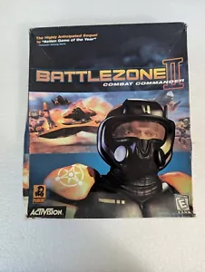 1999 BATTLEZONE II COMBAT COMMANDER Activision Windows 95/98 Big Box! Sealed! - Picture 1 of 10